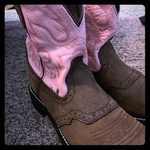 Wore once leather riding boots